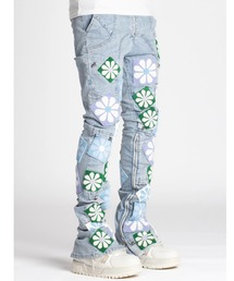 L.H.P（エルエイチピー）の「GUAPI/グアピ/Aqua Blue Flowers Denim