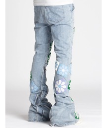 レッグウェア GUAPI GUAPI ALL BLACK SUPER STACKED LEATHER PANT | KingStar