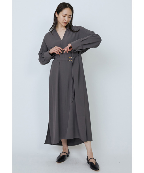 1er Arrondissement(プルミエアロンディスモン)の「トリアセツイルワンピース(ワンピース・レディース・ブラック系その他3/グレー系その他7・36/38)」の2枚目の写真