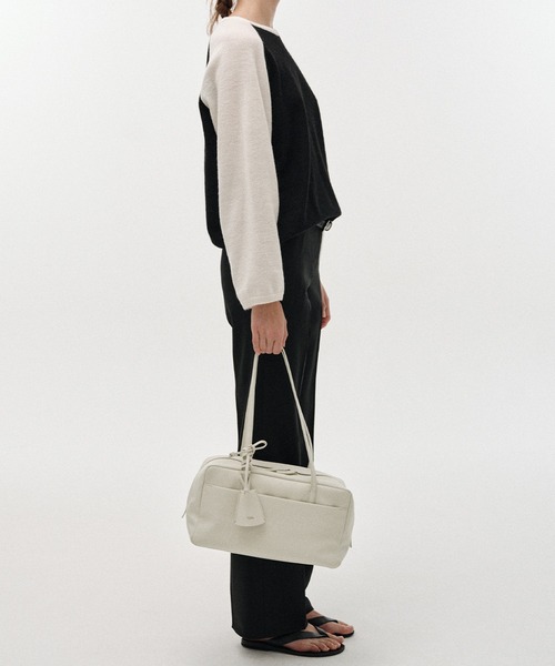 [NOTHING WRITTEN] リネン クロスバッグ / 韓国ブランド NOTHING WRITTEN☆Royce suede cross bag (NOTHING WRITTEN