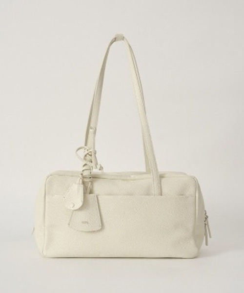 NOTHING WRITTEN（ナッシングリトゥン）の「NOTHING WRITTEN / ナッシングリトゥン POCKET SHOULDER BAG ショルダーバック（ショルダーバッグ・レディース・アイボリー/ブラック・FREE）」の8枚目の写真