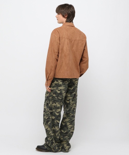 LAND MUSEUM（ランドミュージアム）の「LAND MUSEUM／ウェスタンパールシャツ（シャツ/ブラウス・メンズ・キャメル/ブルー・FREE）」の10枚目の写真