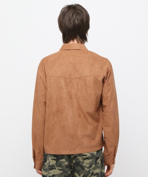 LAND MUSEUM（ランドミュージアム）の「LAND MUSEUM／ウェスタンパールシャツ（シャツ/ブラウス・メンズ・キャメル/ブルー・FREE）」の18枚目の写真