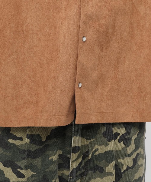 LAND MUSEUM（ランドミュージアム）の「LAND MUSEUM／ウェスタンパールシャツ（シャツ/ブラウス・メンズ・キャメル/ブルー・FREE）」の22枚目の写真