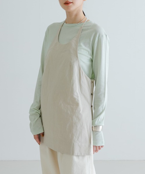 セール】HAKUJI Cotton Linen weather camisole（キャミソール