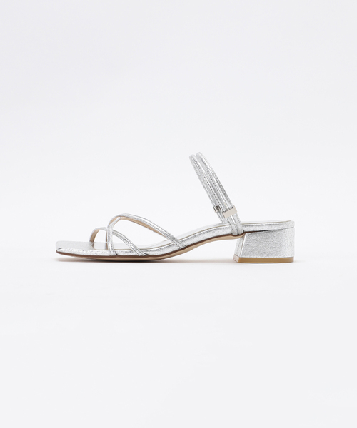 LE TALON（ルタロン）の「《追加》3.5cmスクエア2WAYサンダル（サンダル・レディース・シルバー・X-SMALL/SMALL/MEDIUM/LARGE/X-LARGE）」の6枚目の写真