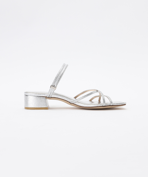 LE TALON（ルタロン）の「《追加》3.5cmスクエア2WAYサンダル（サンダル・レディース・シルバー・X-SMALL/SMALL/MEDIUM/LARGE/X-LARGE）」の8枚目の写真