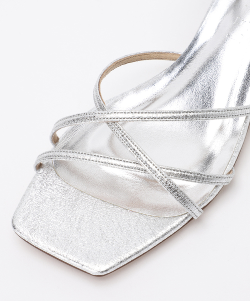 LE TALON（ルタロン）の「《追加》3.5cmスクエア2WAYサンダル（サンダル・レディース・シルバー・X-SMALL/SMALL/MEDIUM/LARGE/X-LARGE）」の10枚目の写真