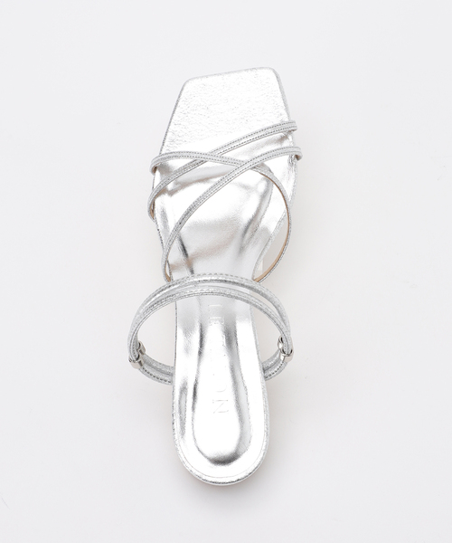 LE TALON（ルタロン）の「《追加》3.5cmスクエア2WAYサンダル（サンダル・レディース・シルバー・X-SMALL/SMALL/MEDIUM/LARGE/X-LARGE）」の13枚目の写真