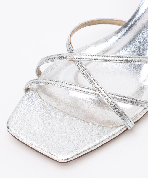 LE TALON（ルタロン）の「《追加》3.5cmスクエア2WAYサンダル（サンダル・レディース・シルバー・X-SMALL/SMALL/MEDIUM/LARGE/X-LARGE）」の16枚目の写真