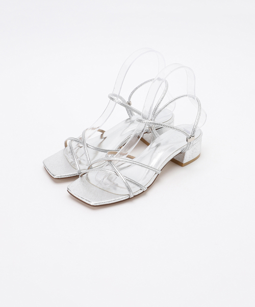 LE TALON（ルタロン）の「《追加》3.5cmスクエア2WAYサンダル（サンダル・レディース・シルバー・X-SMALL/SMALL/MEDIUM/LARGE/X-LARGE）」の18枚目の写真