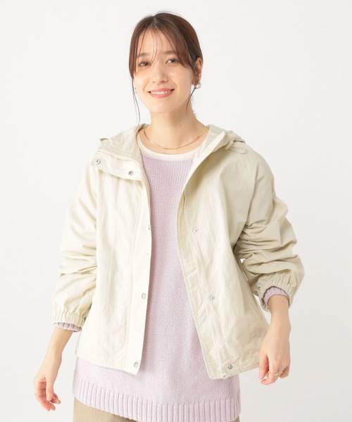 studio CLIP（スタディオクリップ）の「【撥水加工】ドルマンスリーブマウンテンパーカー（マウンテンパーカー・レディース・アイボリー/クリーム/ベージュ/ネイビー・FREE）」の13枚目の写真