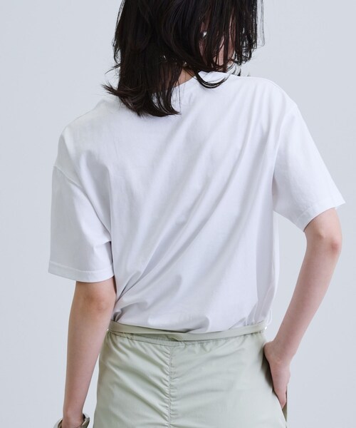 GALLEST(ギャレスト)の「【再入荷】ボックスシルエットロゴTシャツ(Tシャツ/カットソー・レディース・ホワイト/ブラック/ライトグレー/ダークブラウン・38)」の7枚目の写真