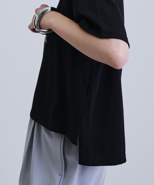 GALLEST(ギャレスト)の「【再入荷】ボックスシルエットロゴTシャツ(Tシャツ/カットソー・レディース・ホワイト/ブラック/ライトグレー/ダークブラウン・38)」の16枚目の写真