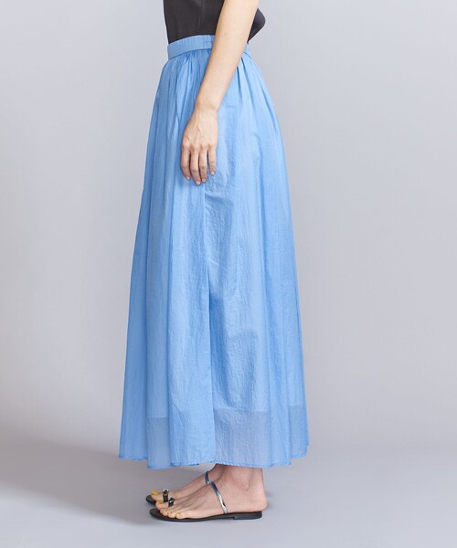 BEAUTY&YOUTH UNITED ARROWS（ビューティーアンドユースユナイテッドアローズ）の「【WEB限定】ナイロン シアーギャザースカート -ウォッシャブル-（スカート・レディース・ネイビー/ライトブルー/ライラック/ライトグレー/ホワイト・FREE）」の19枚目の写真