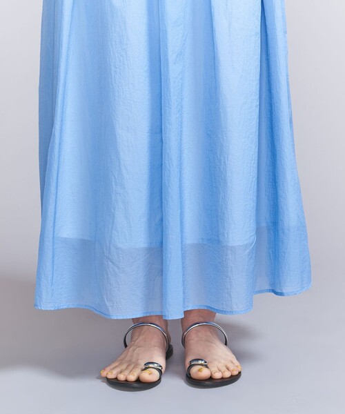 BEAUTY&YOUTH UNITED ARROWS（ビューティーアンドユースユナイテッドアローズ）の「【WEB限定】ナイロン シアーギャザースカート -ウォッシャブル-（スカート・レディース・ネイビー/ライトブルー/ライラック/ライトグレー/ホワイト・FREE）」の22枚目の写真