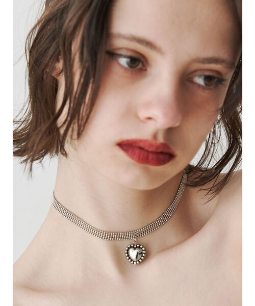 jouetie（ジュエティ）の「メタルチェーンハートチョーカー（チョーカー・レディース・シルバー/ゴールド・FREE）」の4枚目の写真