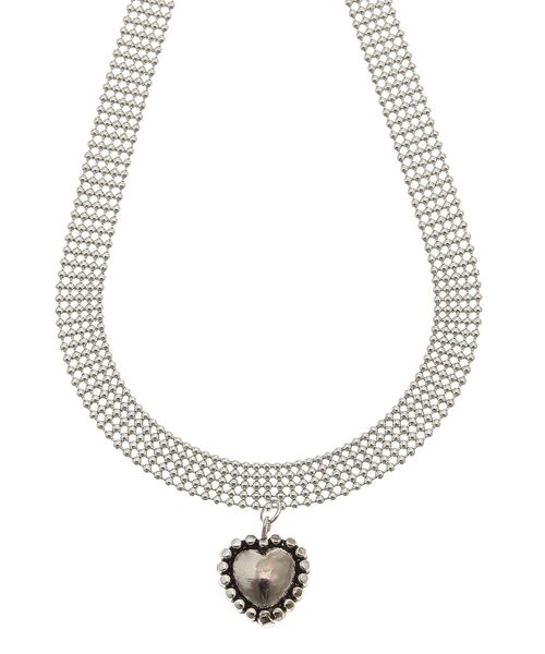 jouetie（ジュエティ）の「メタルチェーンハートチョーカー（チョーカー・レディース・シルバー/ゴールド・FREE）」の5枚目の写真