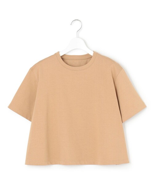 GLOW6月号掲載/洗える】スビンギザコットン クロップド Tシャツ