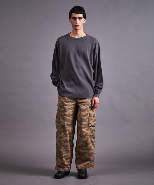 MONKEY TIME（モンキータイム）の「フェード カモ カーゴ バギー パンツ（カーゴパンツ・メンズ・ベージュ・S/M/L）」の8枚目の写真