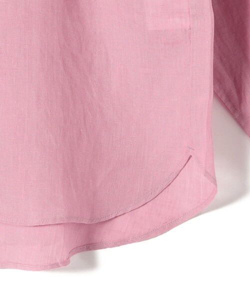 SHIPS Colors(シップス カラーズ)の「SHIPS Colors:〈洗濯機可能〉ユーロ リネン (EURO Linen) オーバー シャツ◇(シャツ/ブラウス・レディース・ライトブルー/オフホワイト/ライトグリーン/ピンク・ONE SIZE)」の17枚目の写真