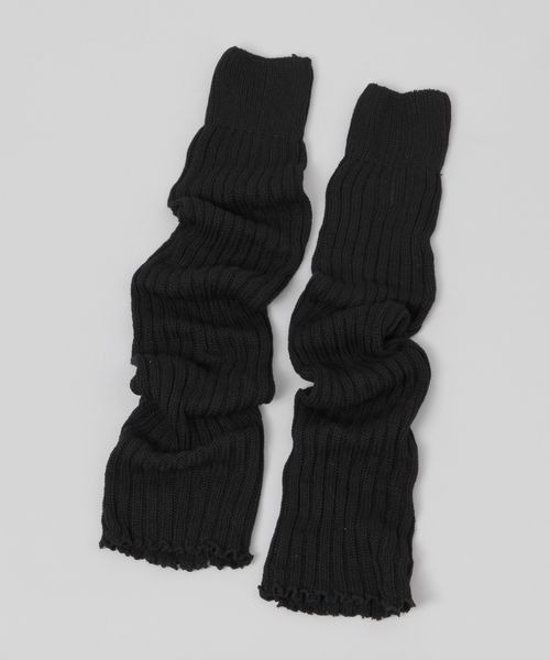 JEANASIS（ジーナシス）の「ルーズレッグカバー/323122（レッグウォーマー・レディース・ブラック/グレイッシュベージュ・FREE）」の2枚目の写真