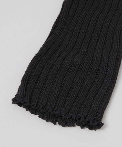 JEANASIS（ジーナシス）の「ルーズレッグカバー/323122（レッグウォーマー・レディース・ブラック/グレイッシュベージュ・FREE）」の4枚目の写真