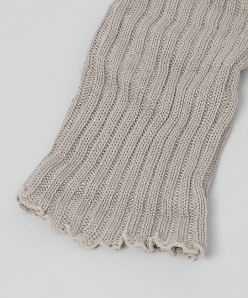 JEANASIS（ジーナシス）の「ルーズレッグカバー/323122（レッグウォーマー・レディース・ブラック/グレイッシュベージュ・FREE）」の6枚目の写真