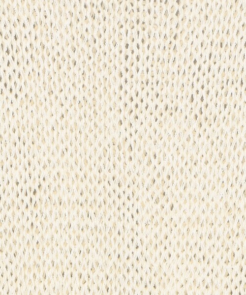 coen(コーエン)の「テープヤーンメッシュプルオーバー(ニット/セーター・レディース・イエロー/オフホワイト/ブラック・FREE)」の17枚目の写真