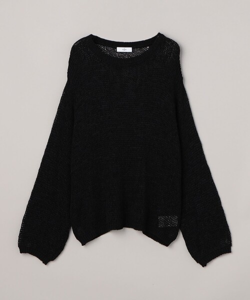 coen(コーエン)の「テープヤーンメッシュプルオーバー(ニット/セーター・レディース・イエロー/オフホワイト/ブラック・FREE)」の18枚目の写真