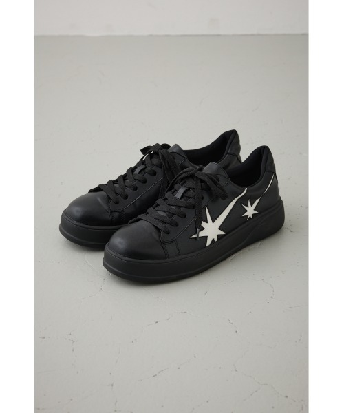 AZUL by moussy(アズールバイマウジー)の「shooting star スニーカー(スニーカー・メンズ・ブラック/ホワイト・MEDIUM/LARGE)」の1枚目の写真