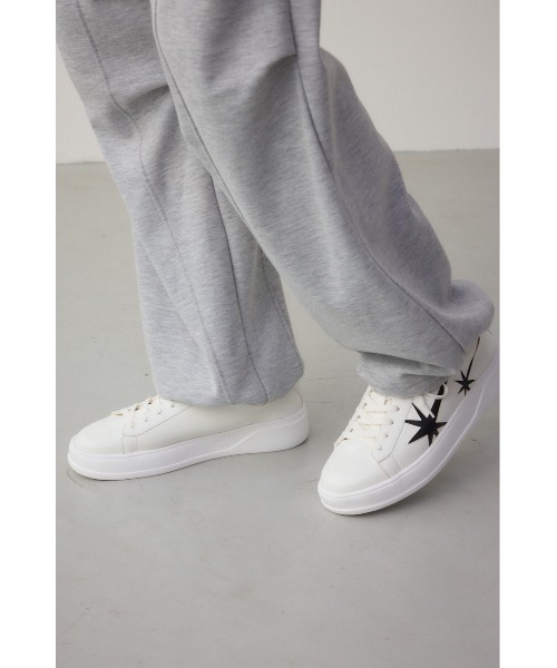 AZUL by moussy(アズールバイマウジー)の「shooting star スニーカー(スニーカー・メンズ・ブラック/ホワイト・MEDIUM/LARGE)」の3枚目の写真