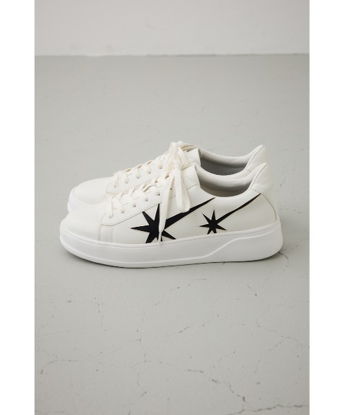 AZUL by moussy(アズールバイマウジー)の「shooting star スニーカー(スニーカー・メンズ・ブラック/ホワイト・MEDIUM/LARGE)」の5枚目の写真