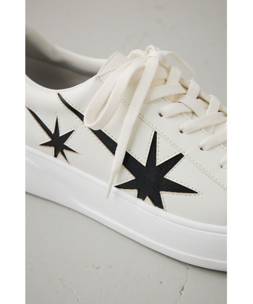 AZUL by moussy(アズールバイマウジー)の「shooting star スニーカー(スニーカー・メンズ・ブラック/ホワイト・MEDIUM/LARGE)」の9枚目の写真