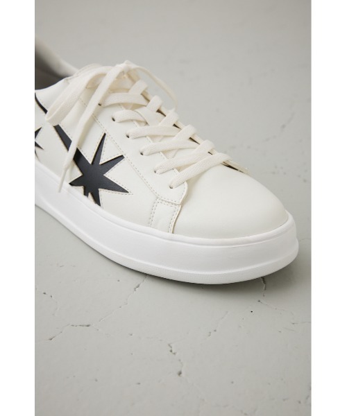 AZUL by moussy(アズールバイマウジー)の「shooting star スニーカー(スニーカー・メンズ・ブラック/ホワイト・MEDIUM/LARGE)」の10枚目の写真