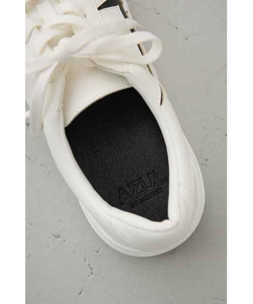 AZUL by moussy(アズールバイマウジー)の「shooting star スニーカー(スニーカー・メンズ・ブラック/ホワイト・MEDIUM/LARGE)」の12枚目の写真