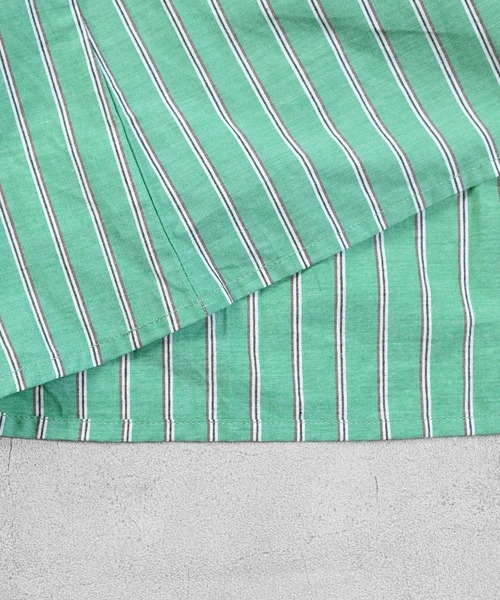 MARKEY'S（マーキーズ）の「先染めフリルトリミングチュニック【セットアップ可能】（セットアップ・キッズ・マルチ/グリーン・100/110/120/130/140/150）」の11枚目の写真