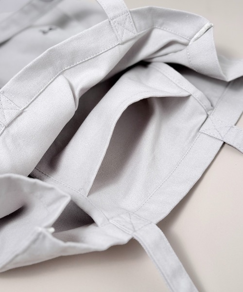 CALIFORNIA OUTFITTERS(カリフォルニア アウトフィッターズ)の「3B41 ミニリボン 刺繍入り キャンバス トートバッグ A4サイズ対応(トートバッグ・レディース・グレー/アイボリー/ブラック・ONESIZE)」の8枚目の写真