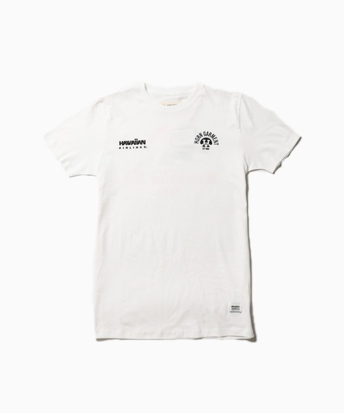 HORN GARMENT（ホーンガーメント）の「HORN GARMENT/ホーンガーメント Hawaiian Airlines "'70's"Tee 半袖Tシャツ（Tシャツ/カットソー・メンズ・ホワイト・48/46）」の2枚目の写真