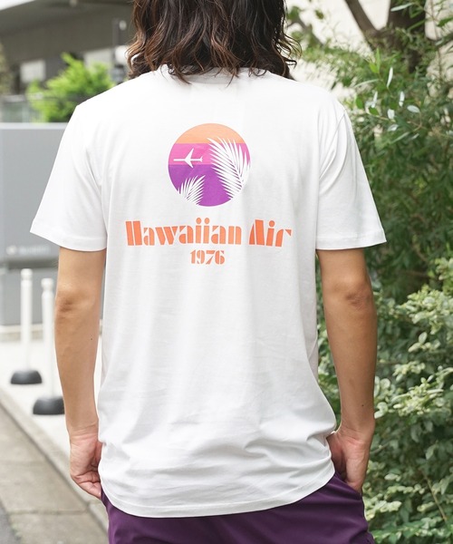 HORN GARMENT（ホーンガーメント）の「HORN GARMENT/ホーンガーメント Hawaiian Airlines "'70's"Tee 半袖Tシャツ（Tシャツ/カットソー・メンズ・ホワイト・48/46）」の6枚目の写真