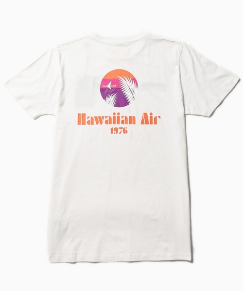 HORN GARMENT（ホーンガーメント）の「HORN GARMENT/ホーンガーメント Hawaiian Airlines "'70's"Tee 半袖Tシャツ（Tシャツ/カットソー・メンズ・ホワイト・48/46）」の3枚目の写真