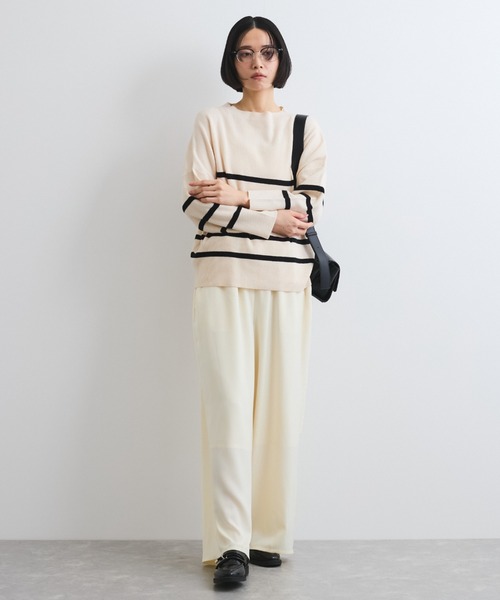 ketty（ケティ）の「横長ショルダーバッグ（ショルダーバッグ・レディース・ライトグレー/ブラック・FREE）」の8枚目の写真