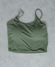 RiNc（リンク）の「【 BARELY BLUE / ベアリーブルー 】 カップ付き クールタッチ クロップド キャミソール（キャミソール）」