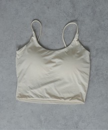 RiNc（リンク）の「【 BARELY BLUE / ベアリーブルー 】 カップ付き クールタッチ クロップド キャミソール（キャミソール）」