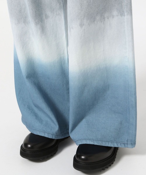 HARE（ハレ）の「メルトカコウデニムパンツ(HARE)（デニムパンツ・メンズ・ブルー/ブラック・SMALL/MEDIUM）」の13枚目の写真