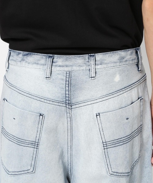 HARE（ハレ）の「メルトカコウデニムパンツ(HARE)（デニムパンツ・メンズ・ブルー/ブラック・SMALL/MEDIUM）」の14枚目の写真