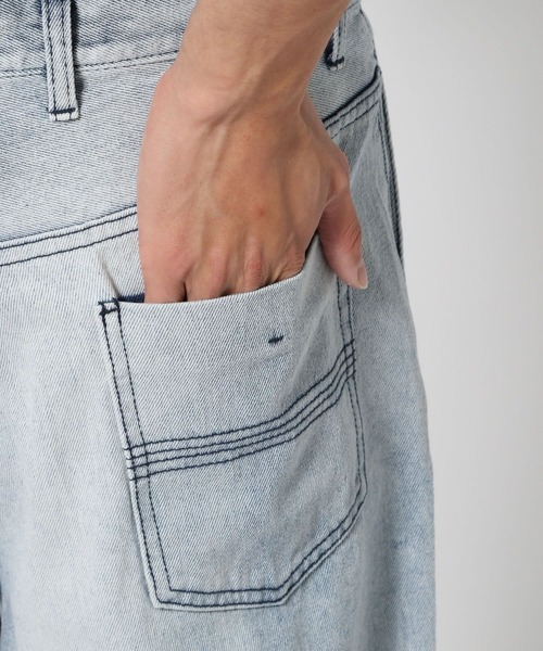 HARE デニムパンツ HARE 「HARE」 デニムパンツ SMALL ブルー メンズ : ZOZOTOWN