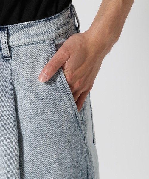 HARE（ハレ）の「メルトカコウデニムパンツ(HARE)（デニムパンツ・メンズ・ブルー/ブラック・SMALL/MEDIUM）」の12枚目の写真