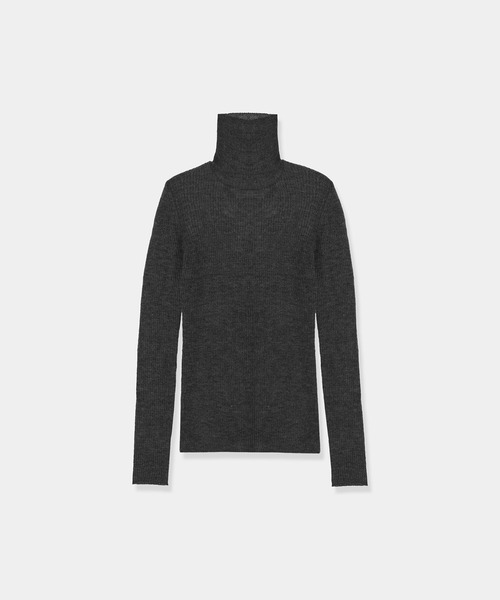 ZOZOTOWN限定》【Louren/ローレン】mohair sheer turtle knit/モヘヤ