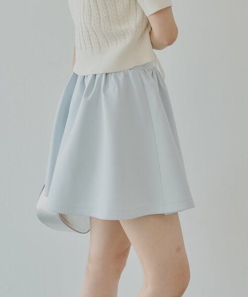 Chico（チコ）の「スウェットフレアミニスカート（スカート・レディース・ネイビー/ホワイト/ブルー・FREE）」の19枚目の写真